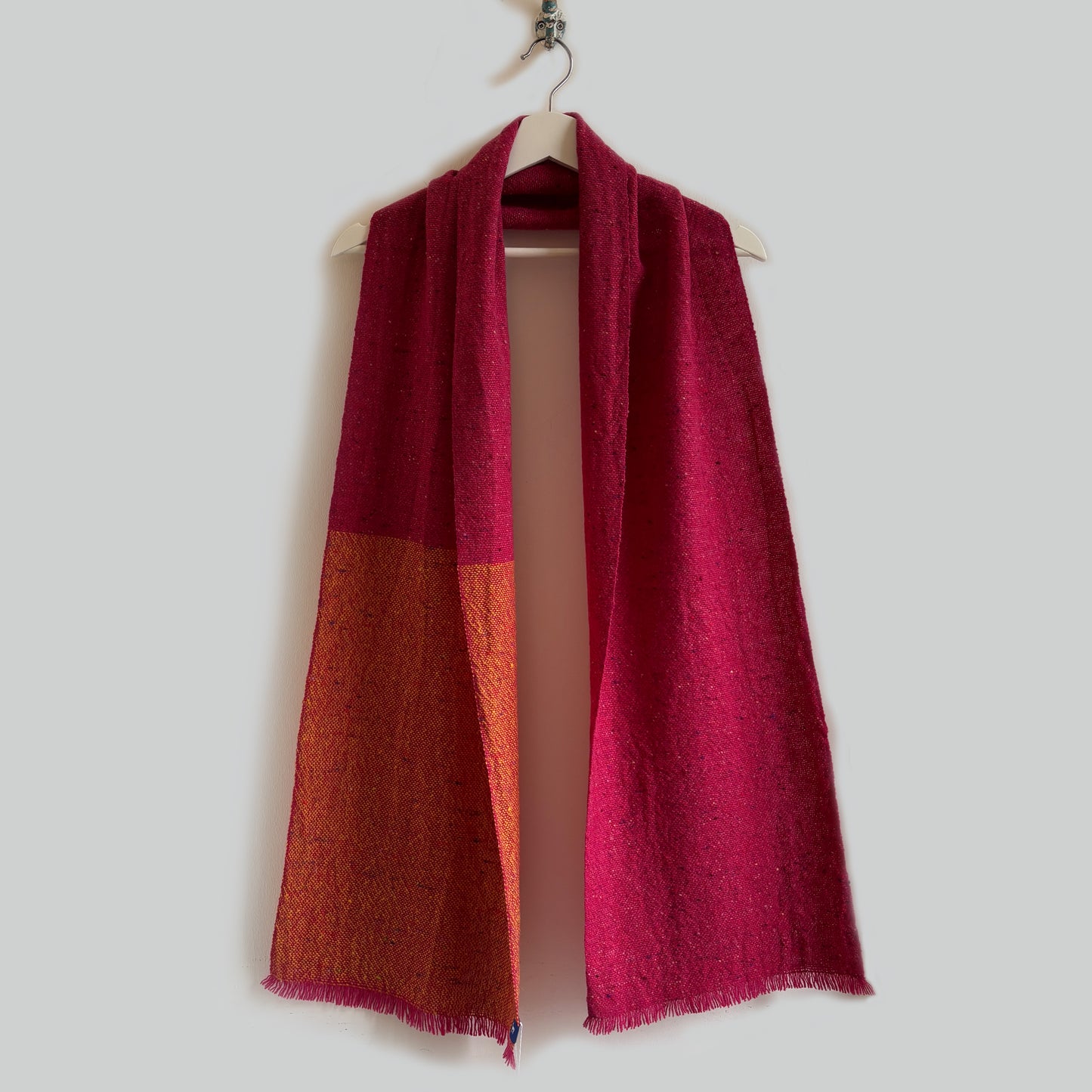 Pink range - plain weave - Soft donegal