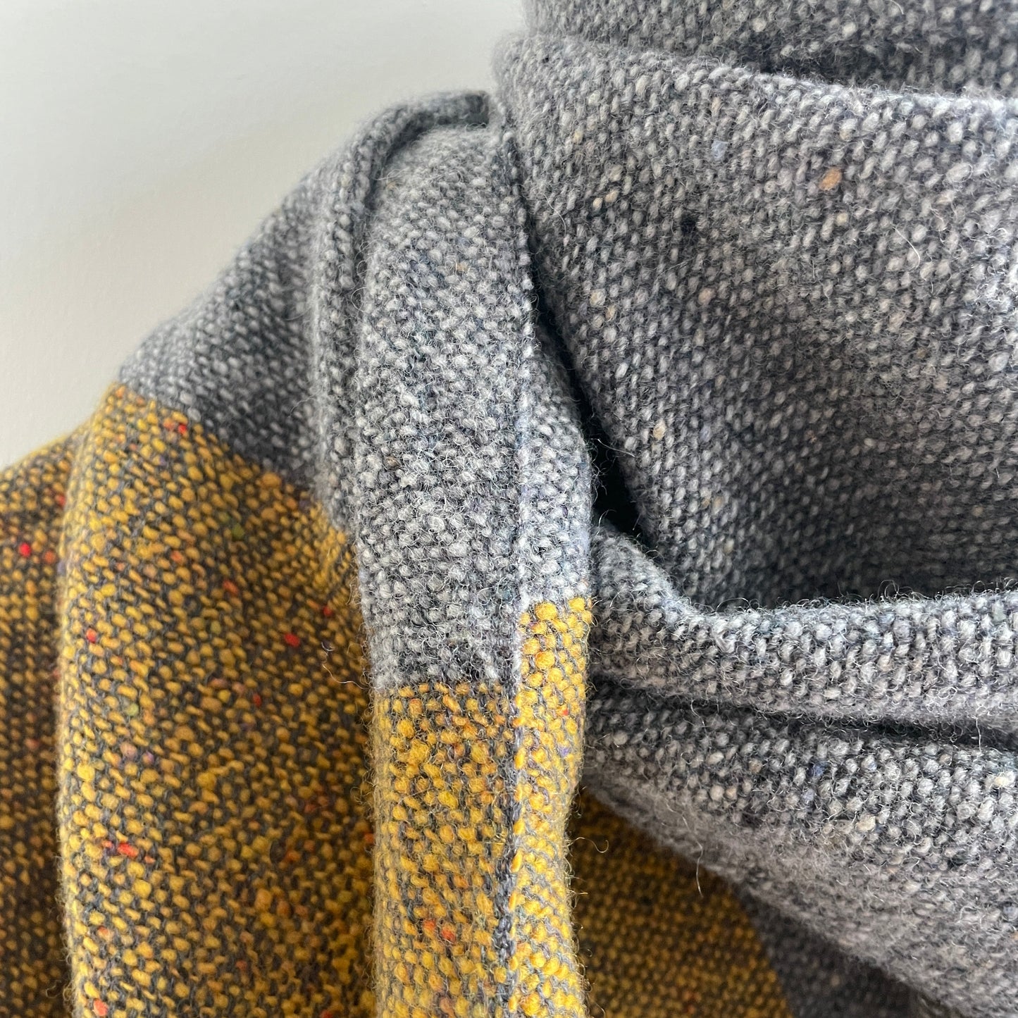 Plain Weave Fleck large scarf/shawl