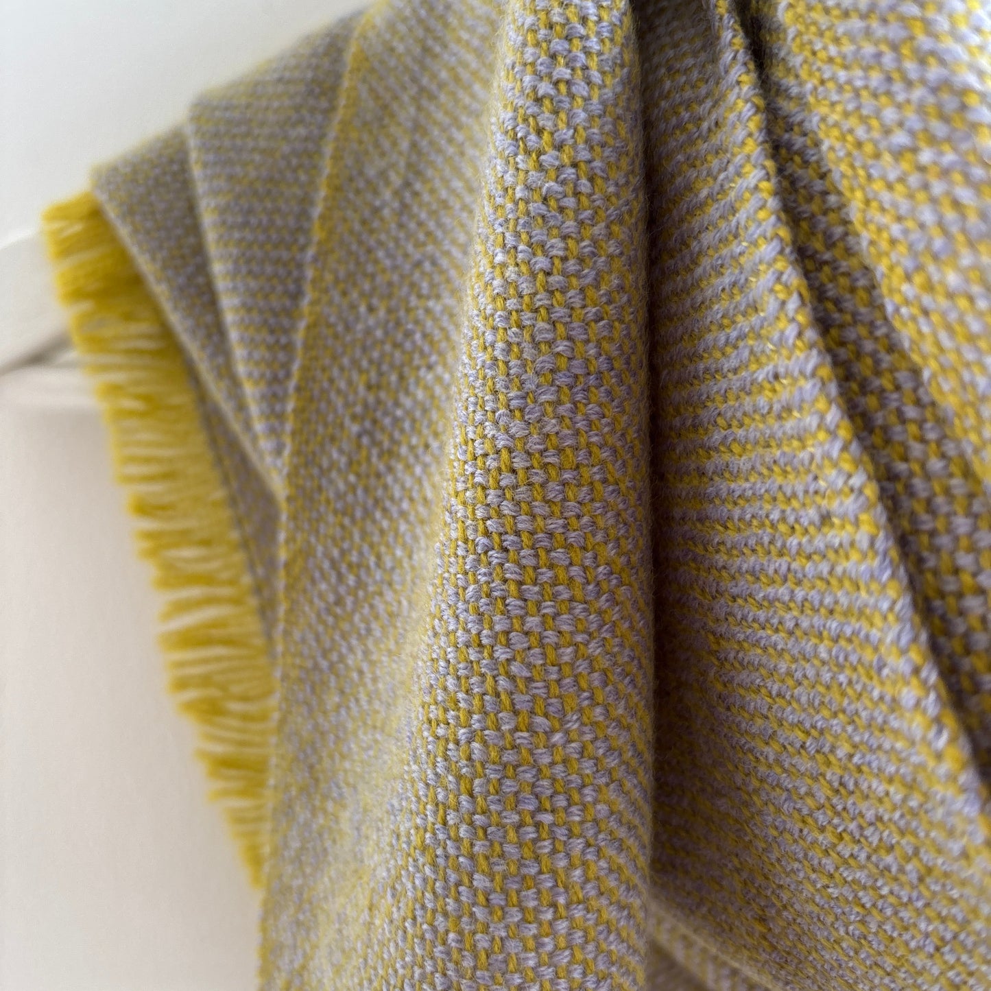 Silky Plain Weave large triangle scarf