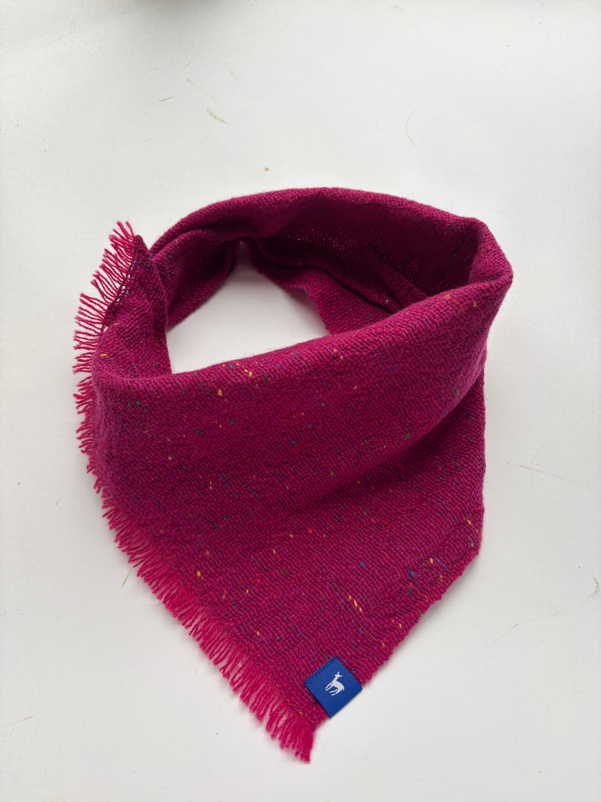 Small Fleck Plain Weave Triangle Scarves