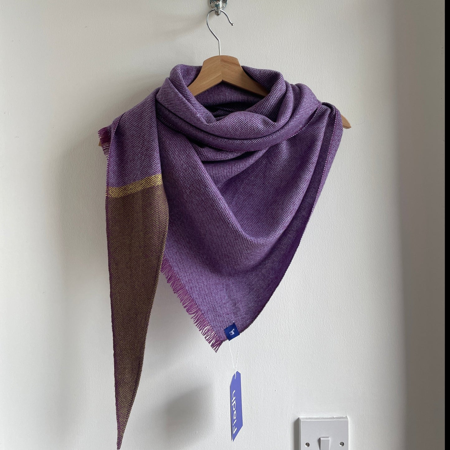 Large Silky Plain Weave Triangle Scarves