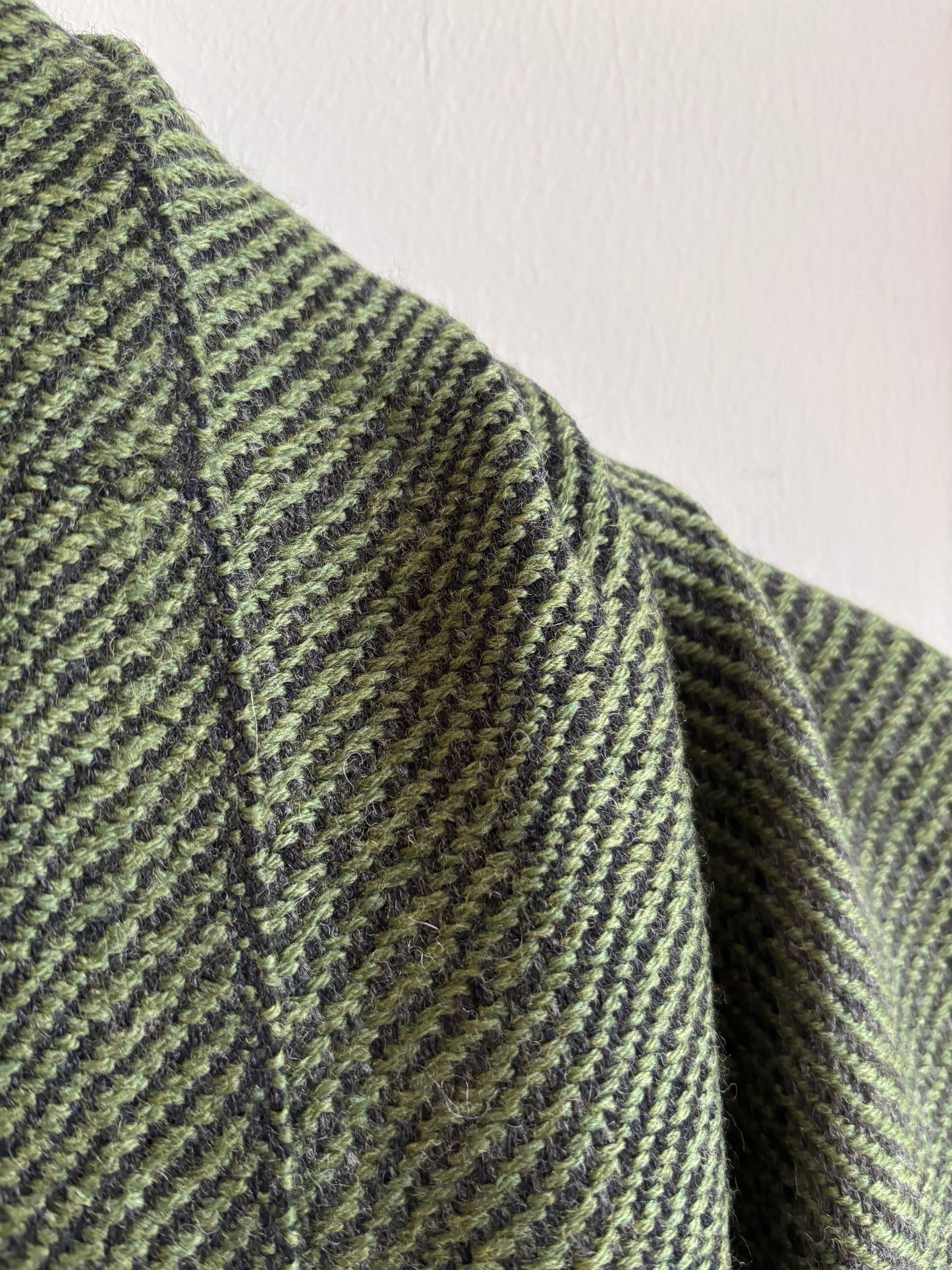 Herringbone silky dark large scarf/shawl