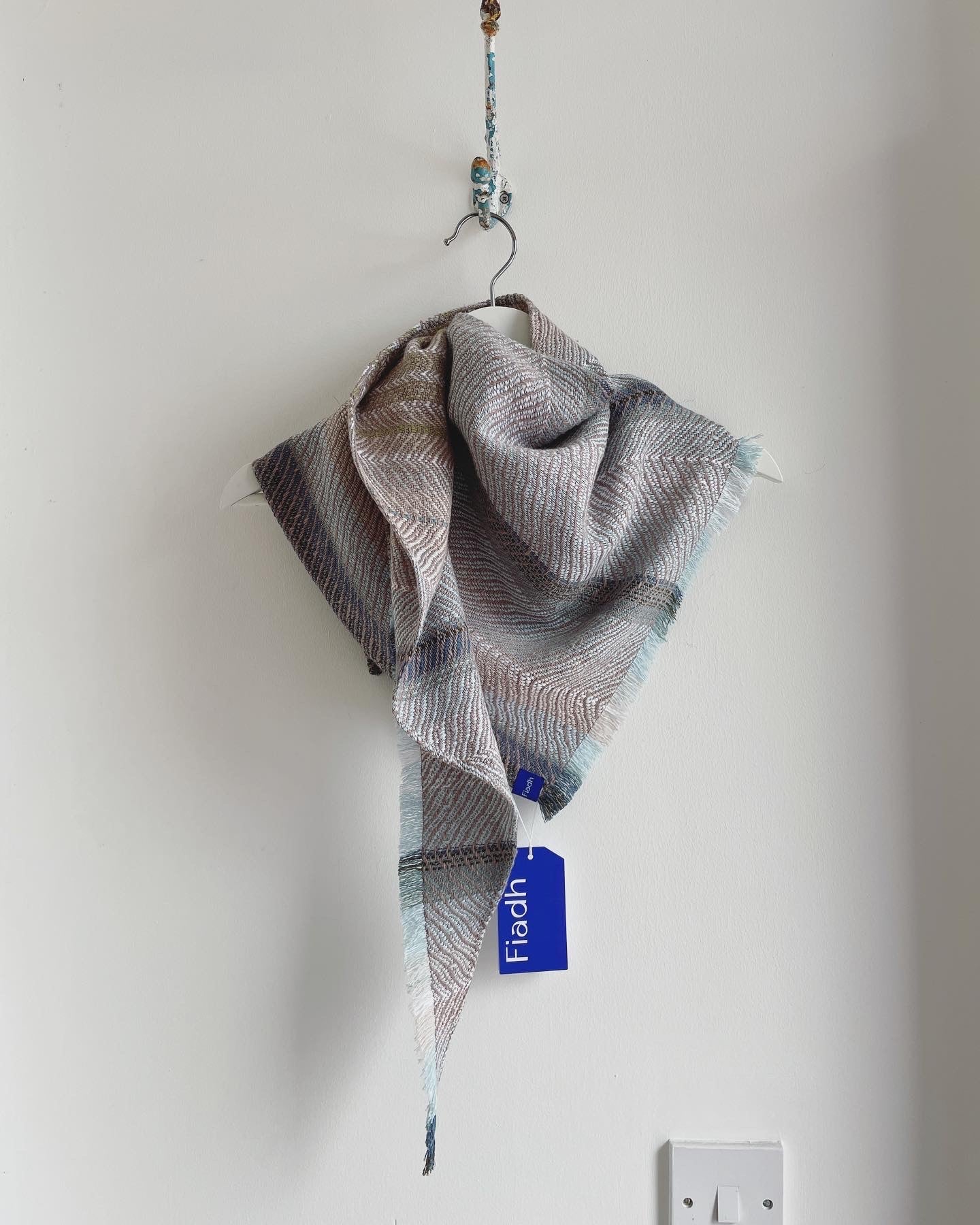 Seaweed Handwoven Cotton Linen Medium Triangle