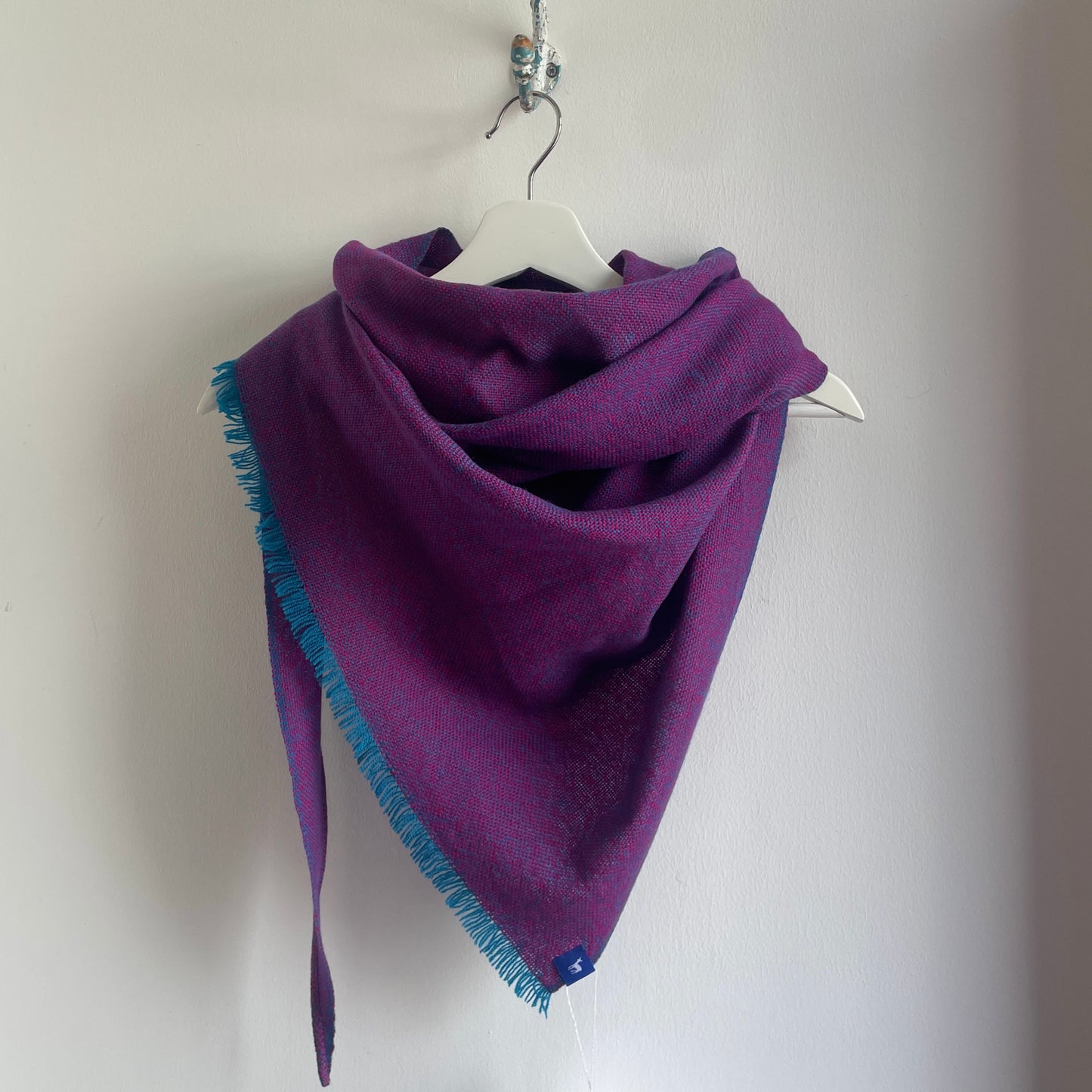 Large Silky Plain Weave Triangle Scarves