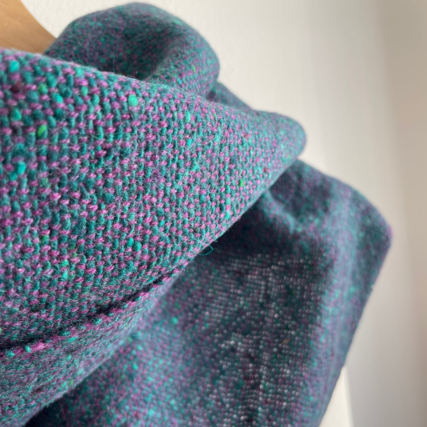 Large Fleck Plain Weave Triangle Scarves