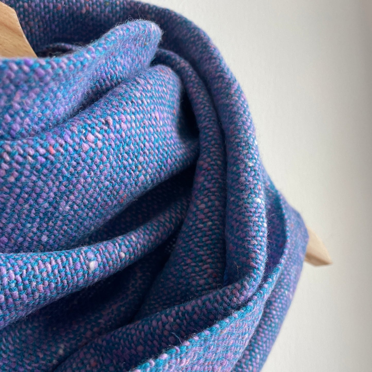 Large Fleck Plain Weave Triangle Scarves