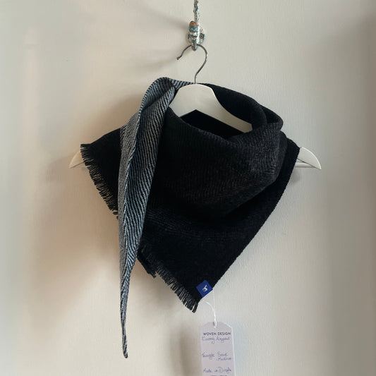 Medium Silky Dark Twill Triangle Scarves