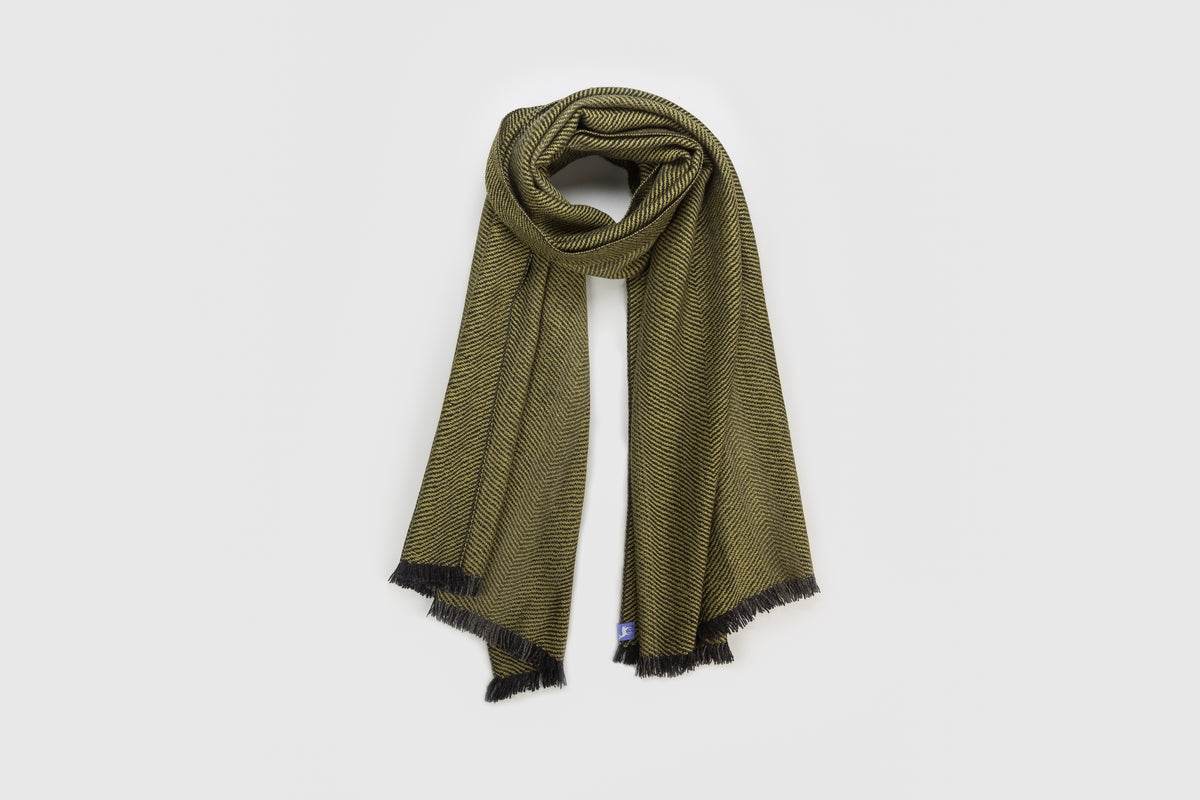 Herringbone silky large scarf/shawl