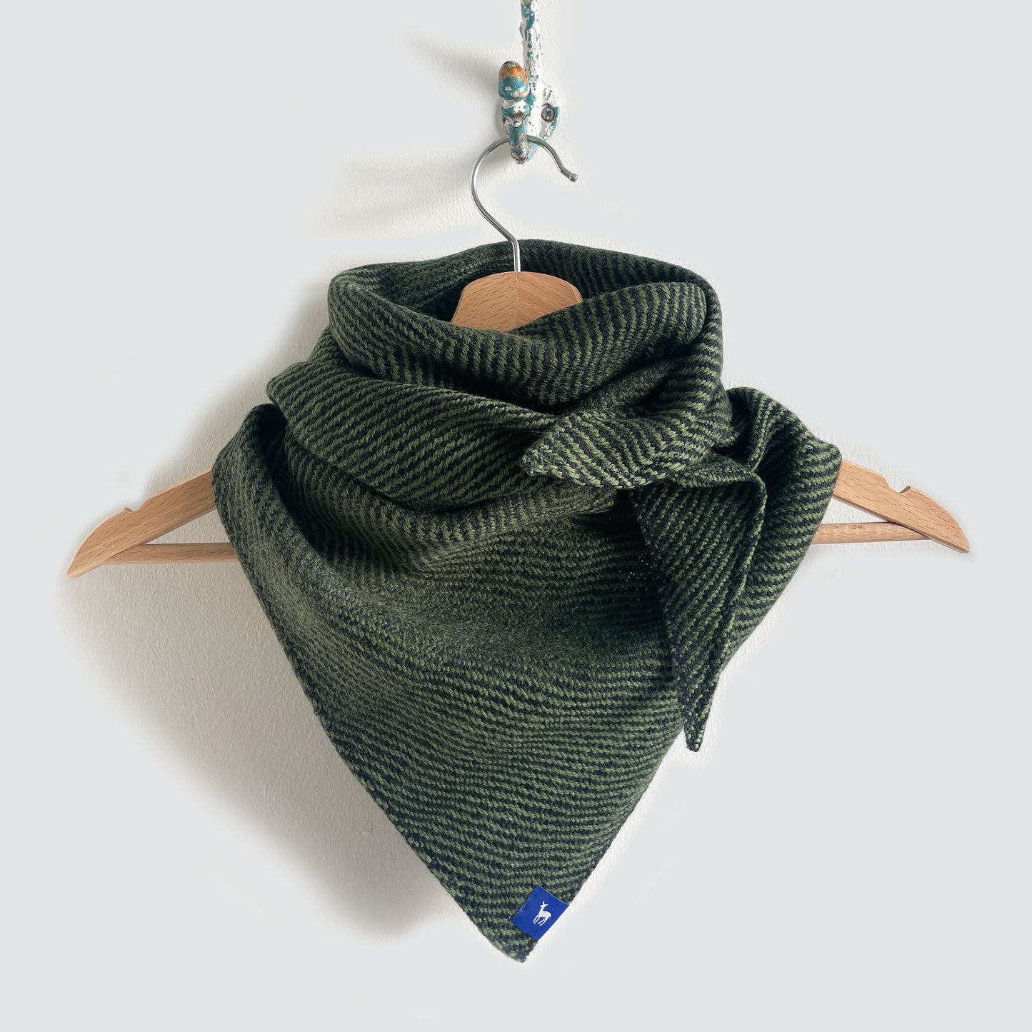 Medium Silky Dark Twill Triangle Scarves