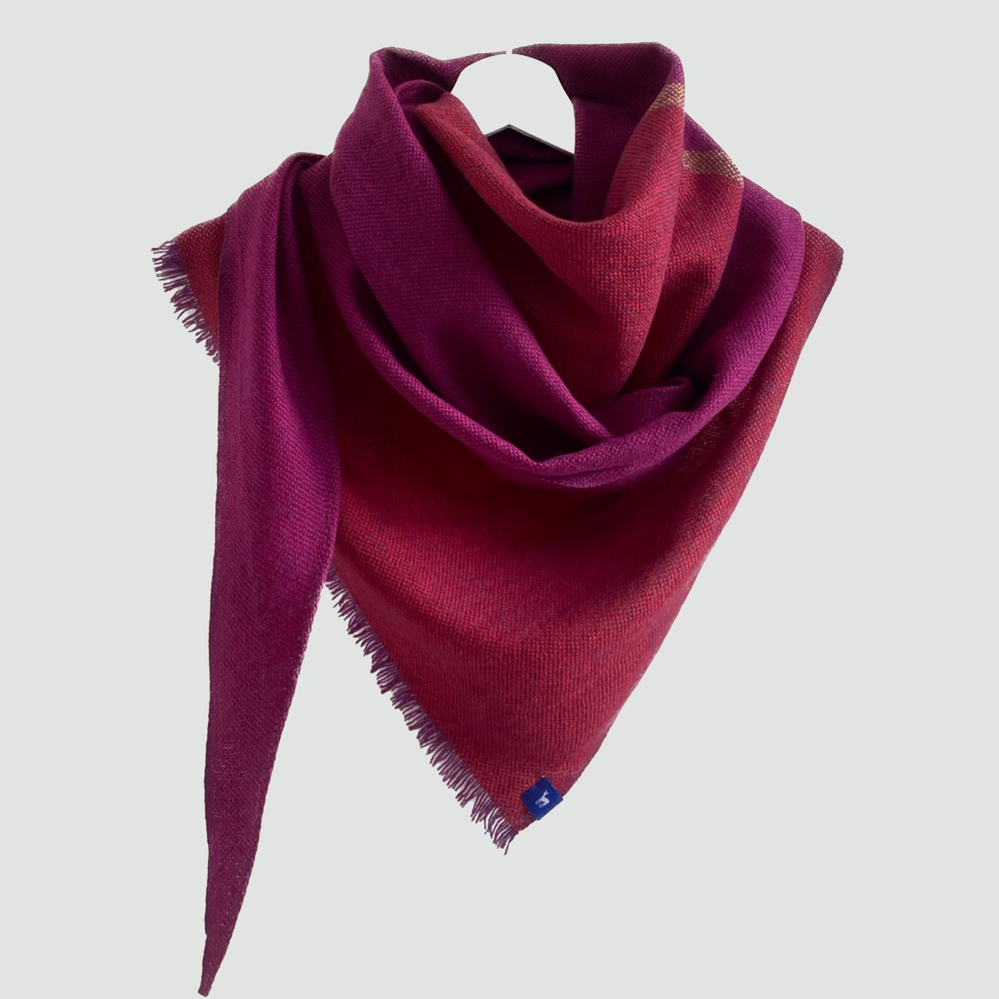 Large Silky Plain Weave Triangle Scarves