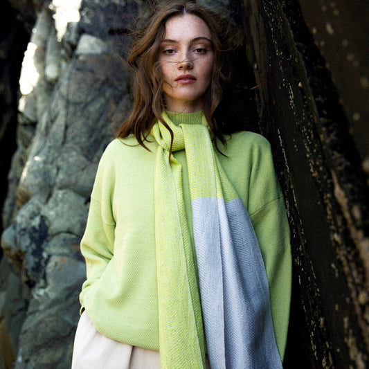 Herringbone - silky & lambswool