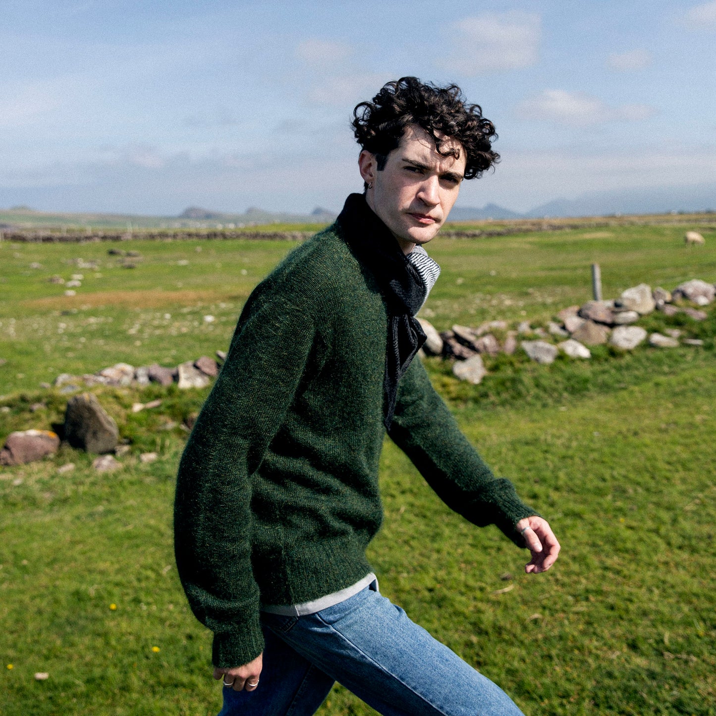 Medium Silky Dark Twill Triangle Scarves