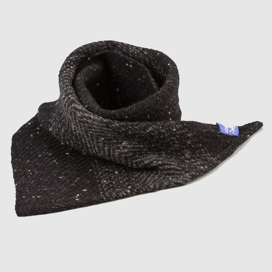 Small Fleck Dark Twill Triangle Scarves