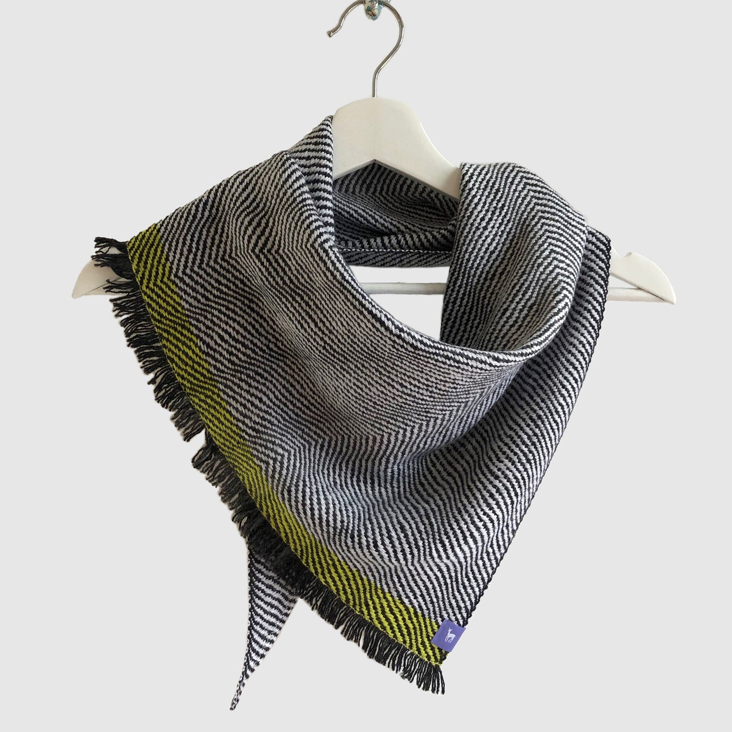 Medium Silky Dark Twill Triangle Scarves