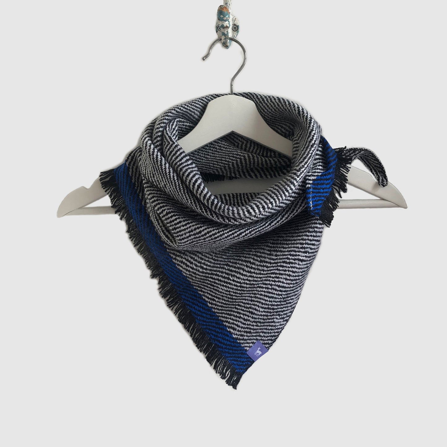 Medium Silky Dark Twill Triangle Scarves