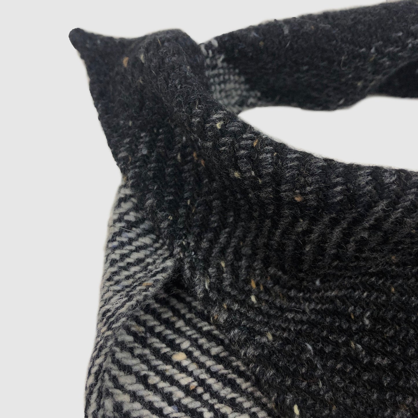 Small Fleck Dark Twill Triangle Scarves