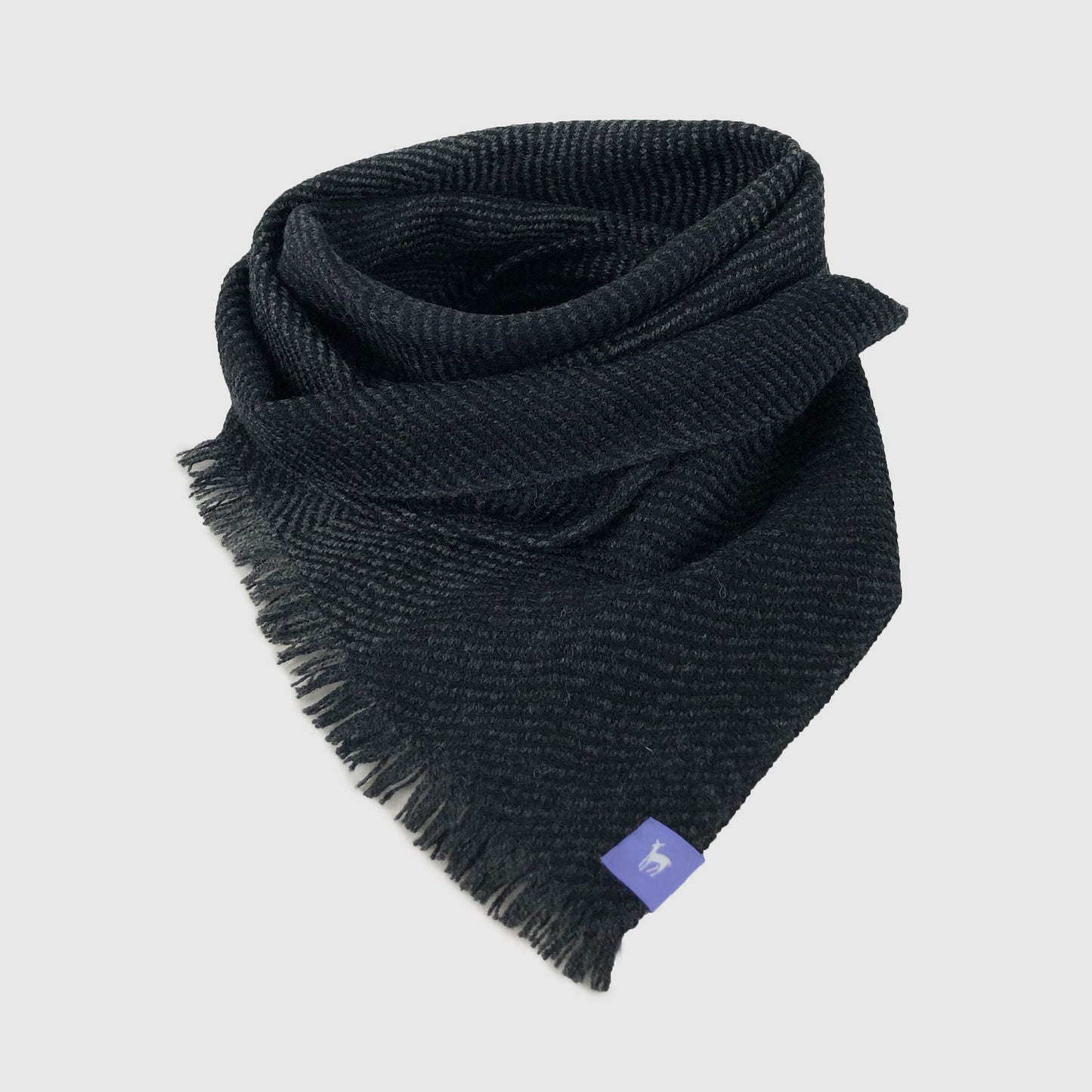 Medium Silky Dark Twill Triangle Scarves