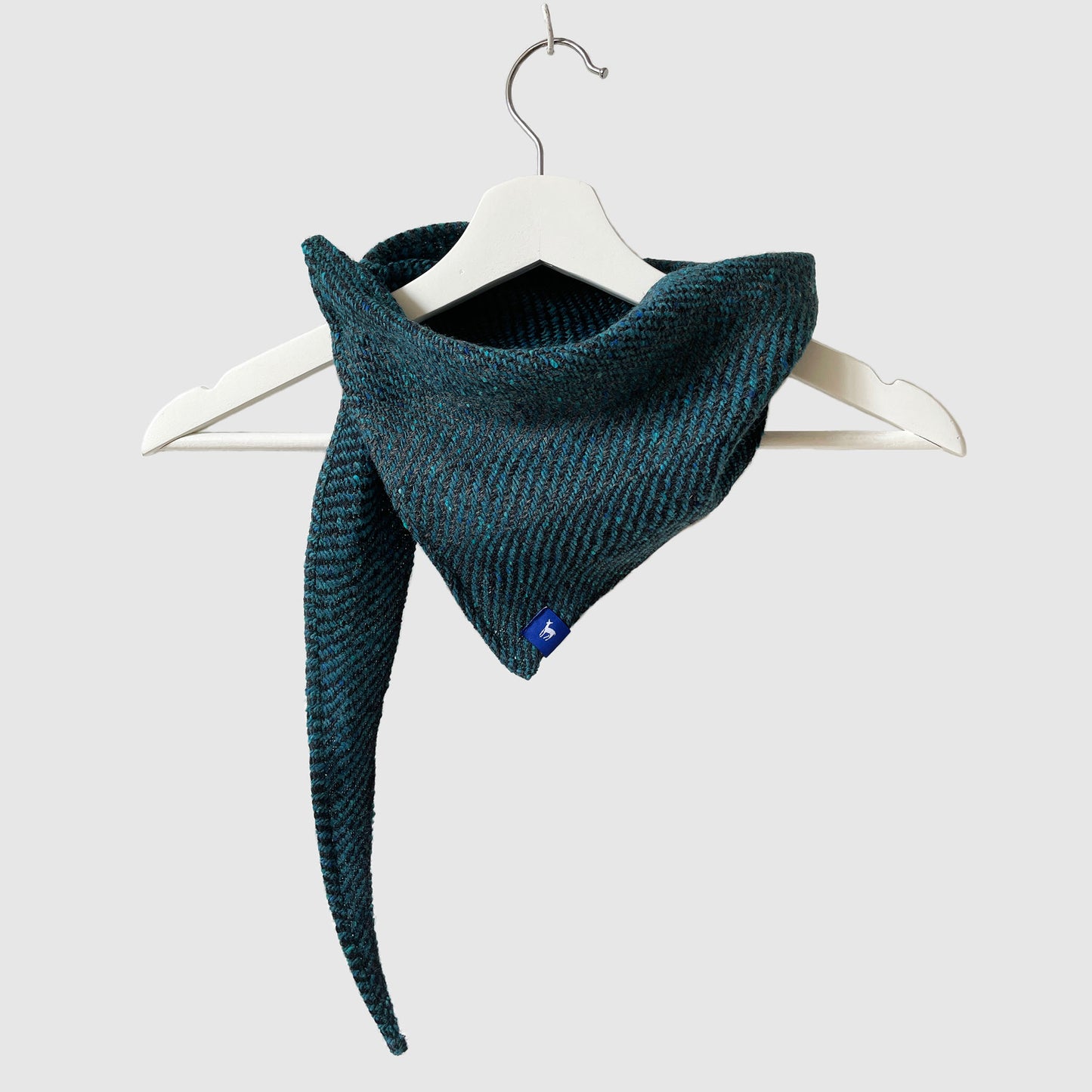 Small Fleck Dark Twill Triangle Scarves