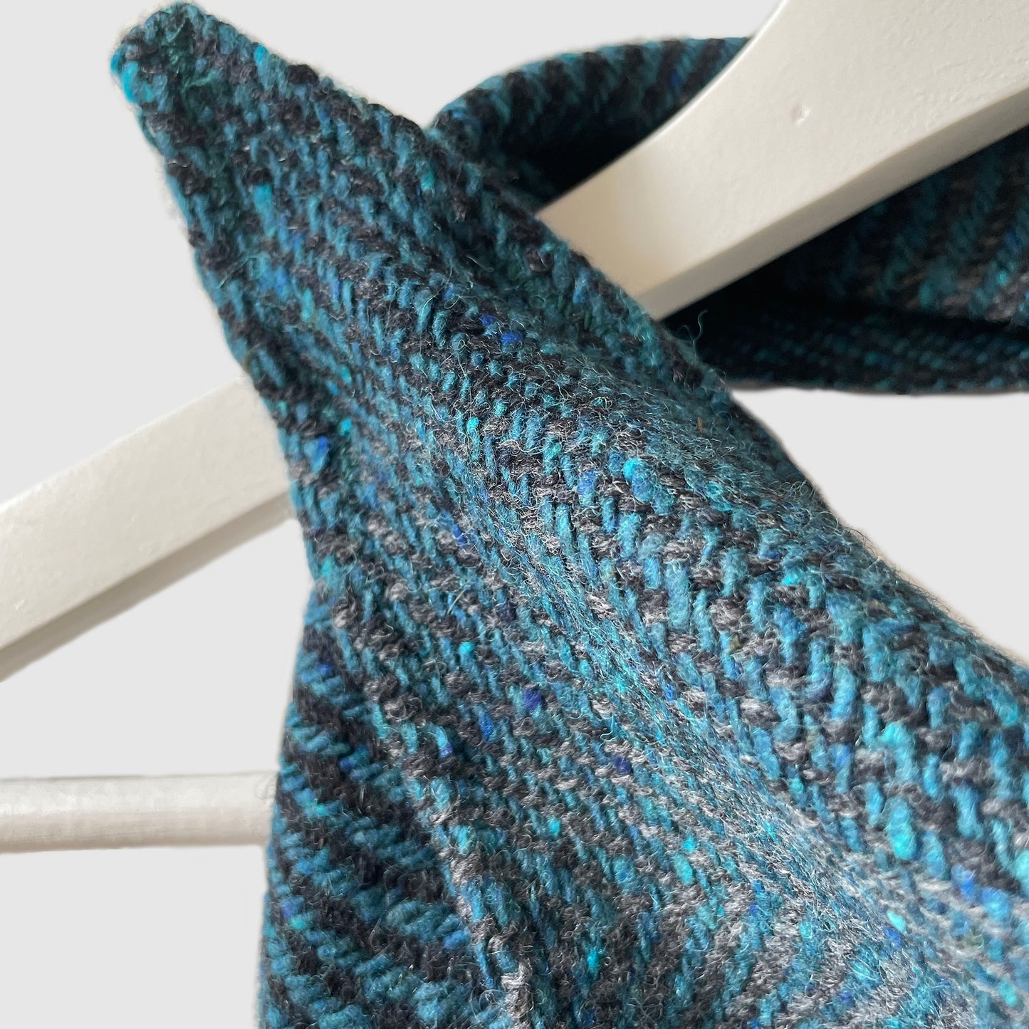 Small Fleck Dark Twill Triangle Scarves