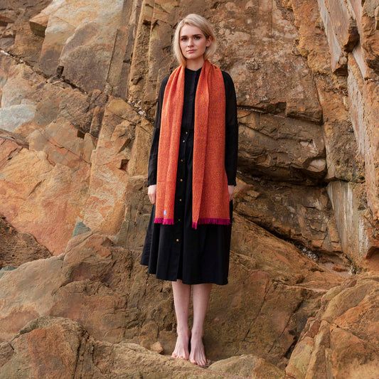 Pink range - plain weave