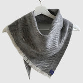 Medium Pure Merino Lambswool Twill Triangle Scarves