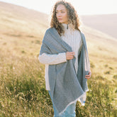 Pure Merino Lambswool large scarf/shawl