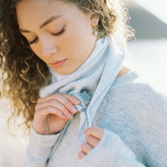 Medium Silky Light Twill Triangle Scarves