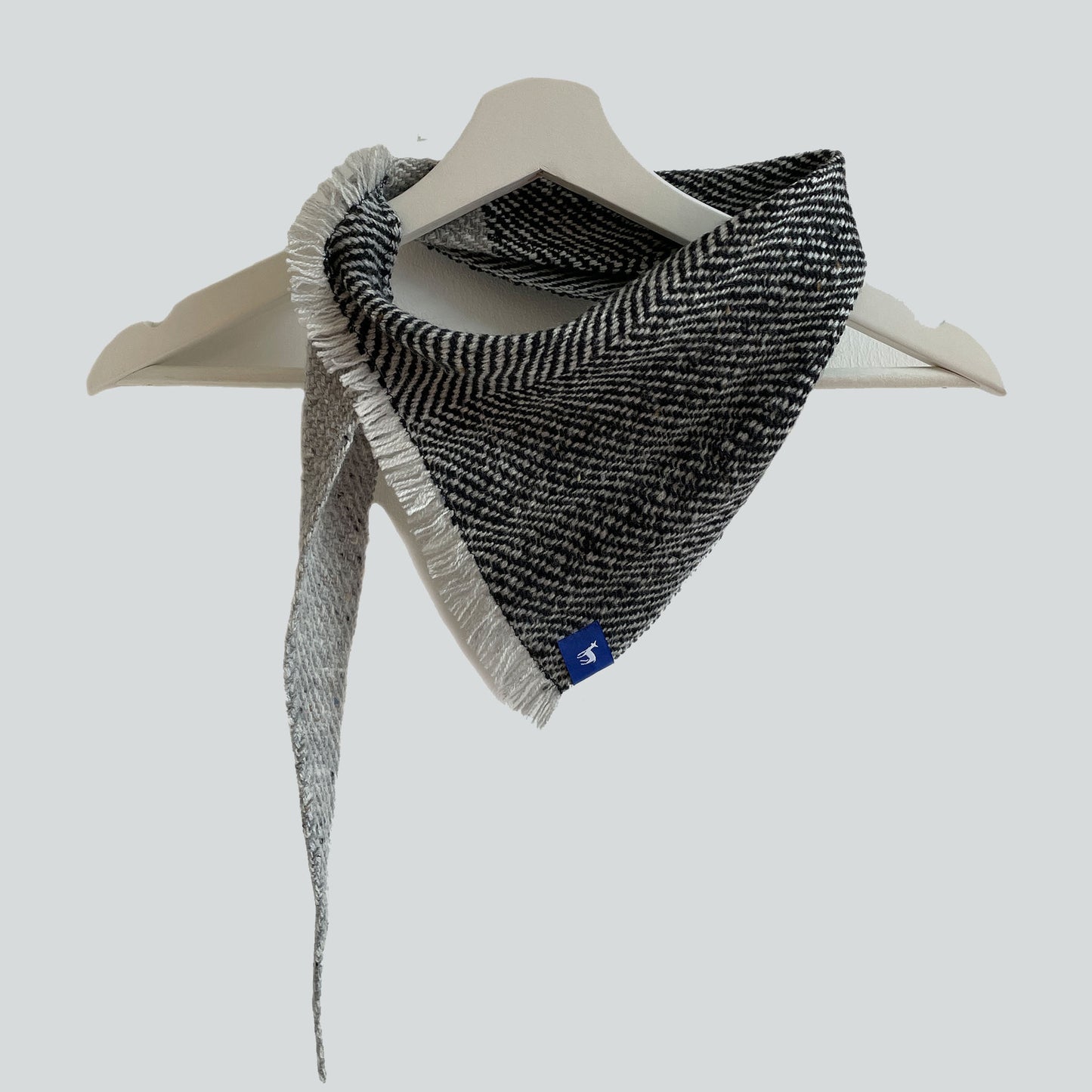 Small Fleck Light Twill Triangle Scarves