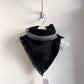 Medium Silky Dark Twill Triangle Scarves