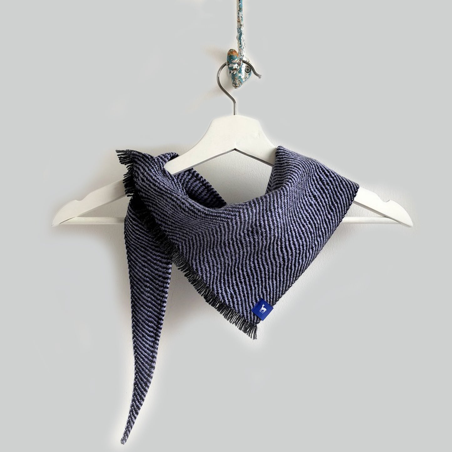 Small Silky Herringbone Triangle Scarves
