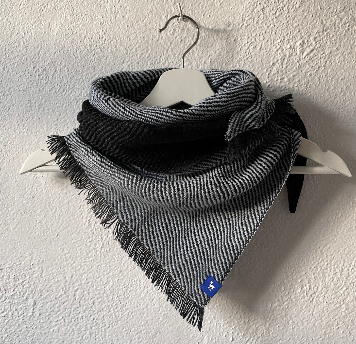 Medium Silky Dark Twill Triangle Scarves