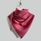 Silky herringbone light large triangle scarf