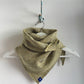 Herringbone fleck medium triangle scarf