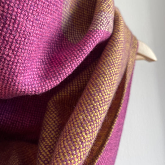 Large Silky Plain Weave Triangle Scarves