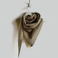 Silky Plain Weave large triangle scarf