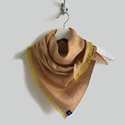 Cotton Linen medium triangle scarf
