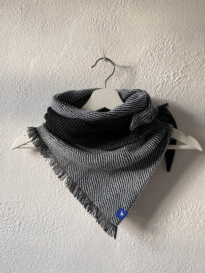 Medium Silky Dark Twill Triangle Scarves