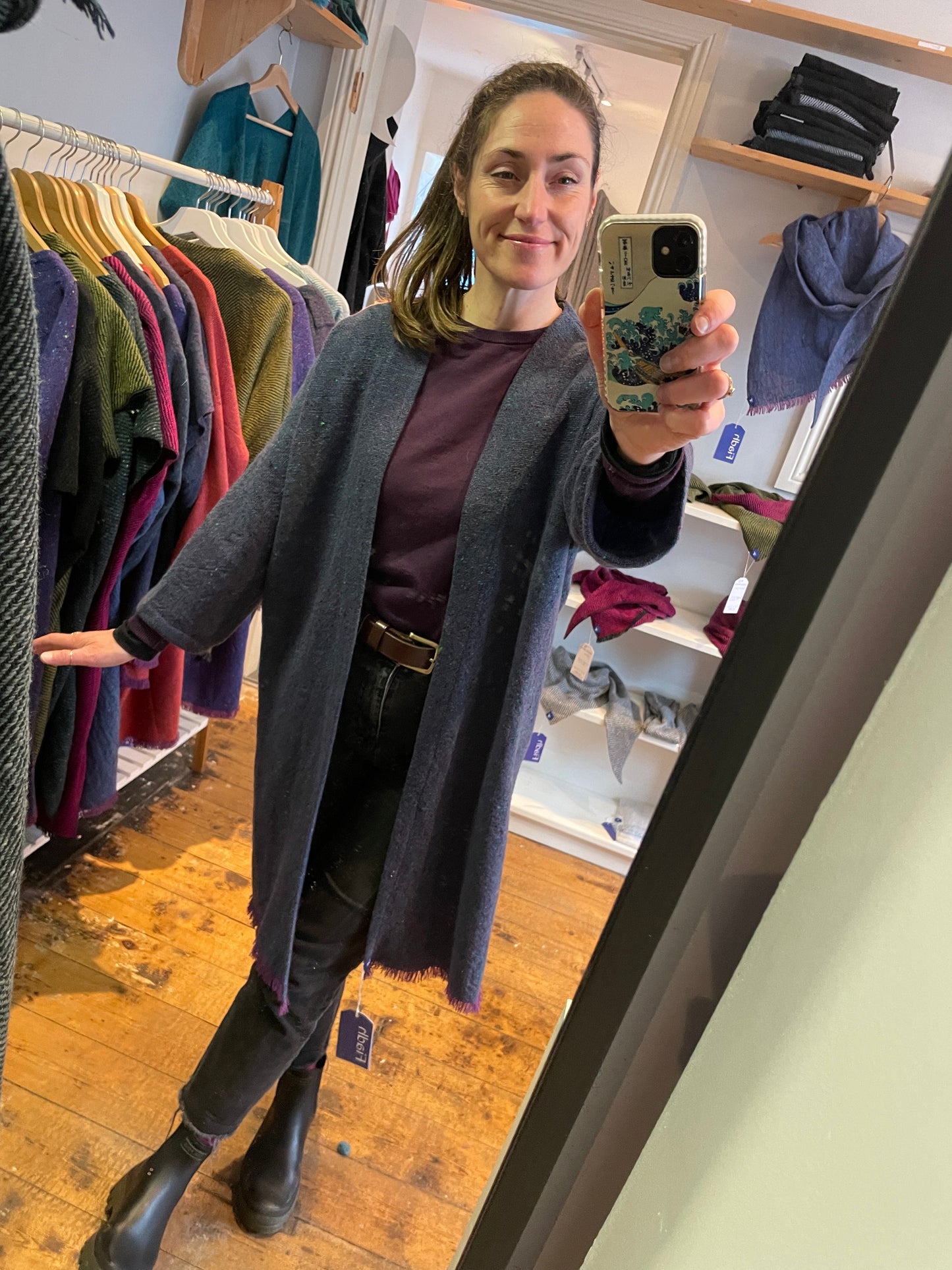 Tweedy weave - jacket cardi