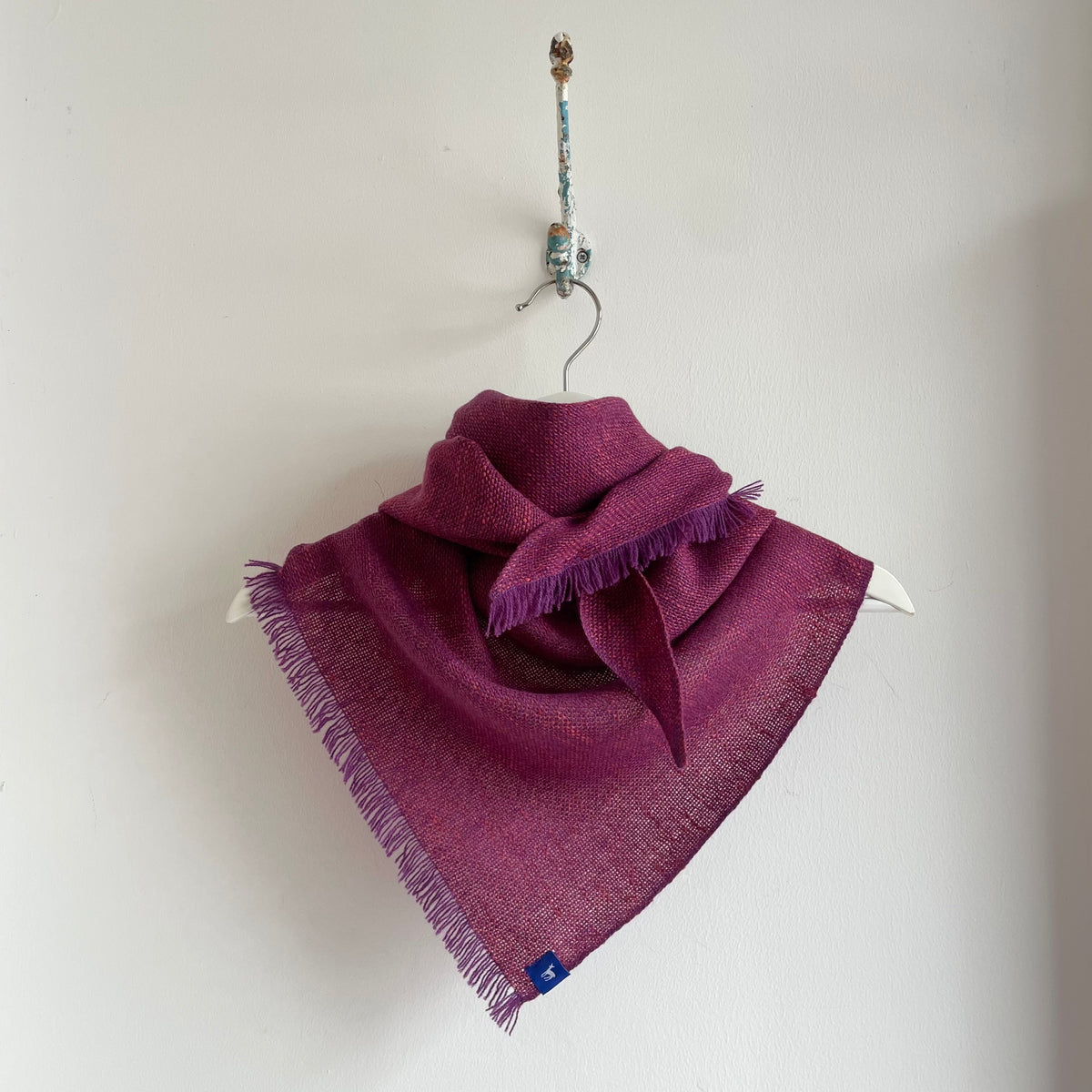 Cotton Linen medium triangle scarf