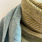 Herringbone silky large light scarf/shawl