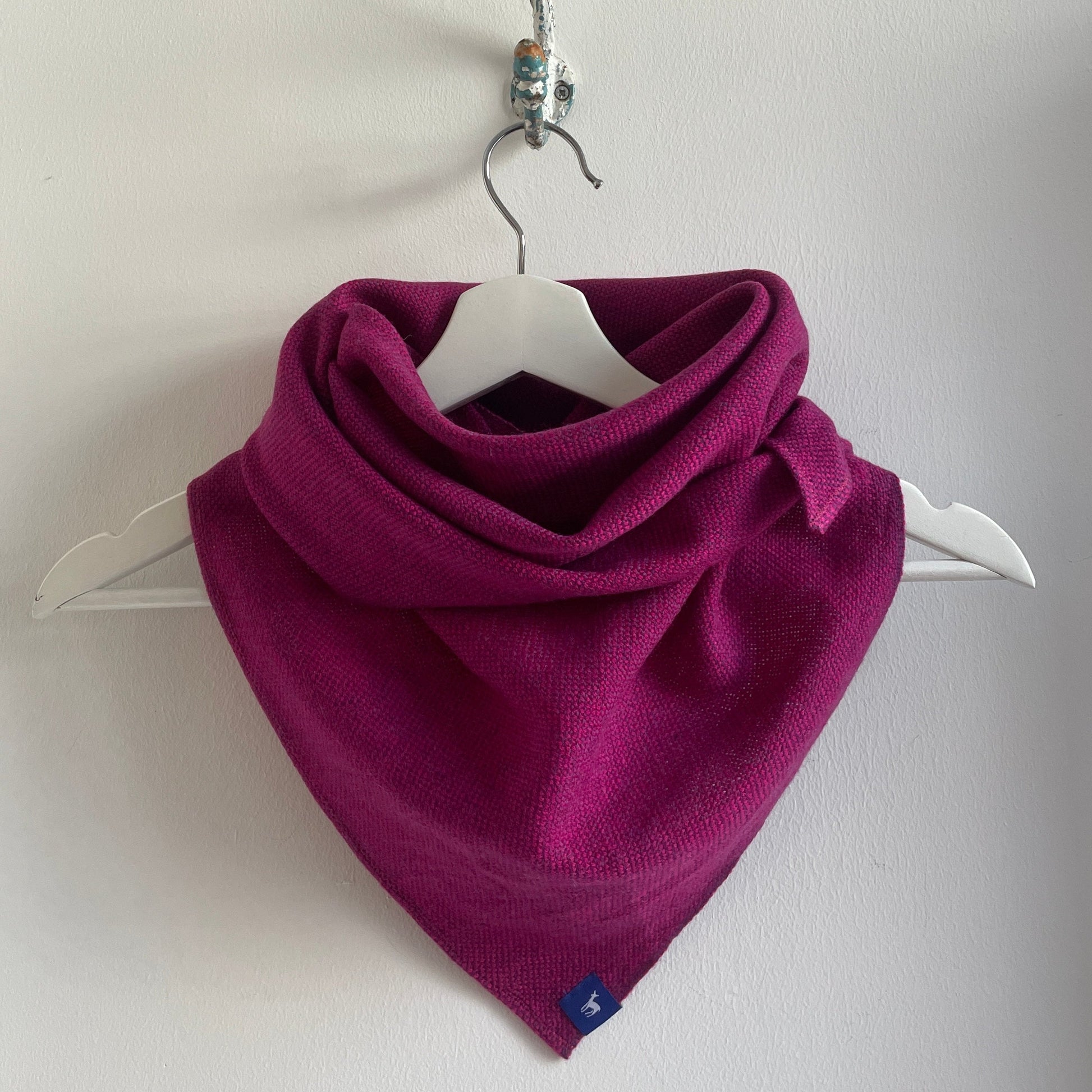 pink medium triangle scarf