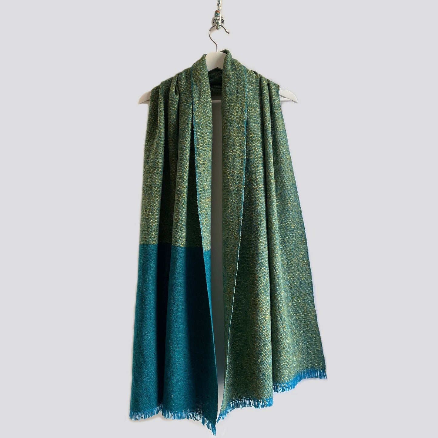 Plain Weave Fleck large scarf/shawl