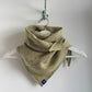 Herringbone fleck medium triangle scarf