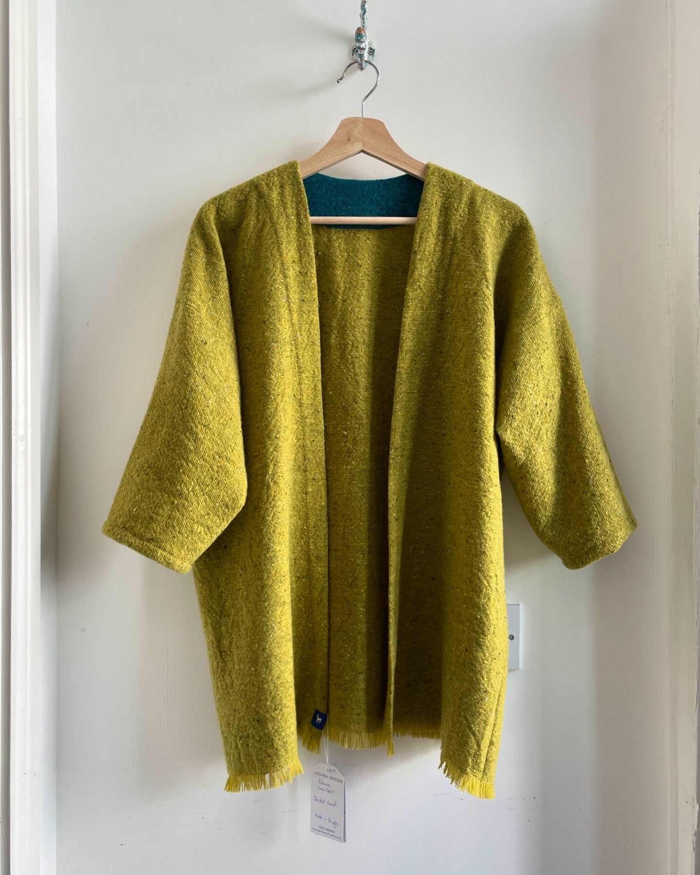 Tweedy weave - sleeved jacket cardi