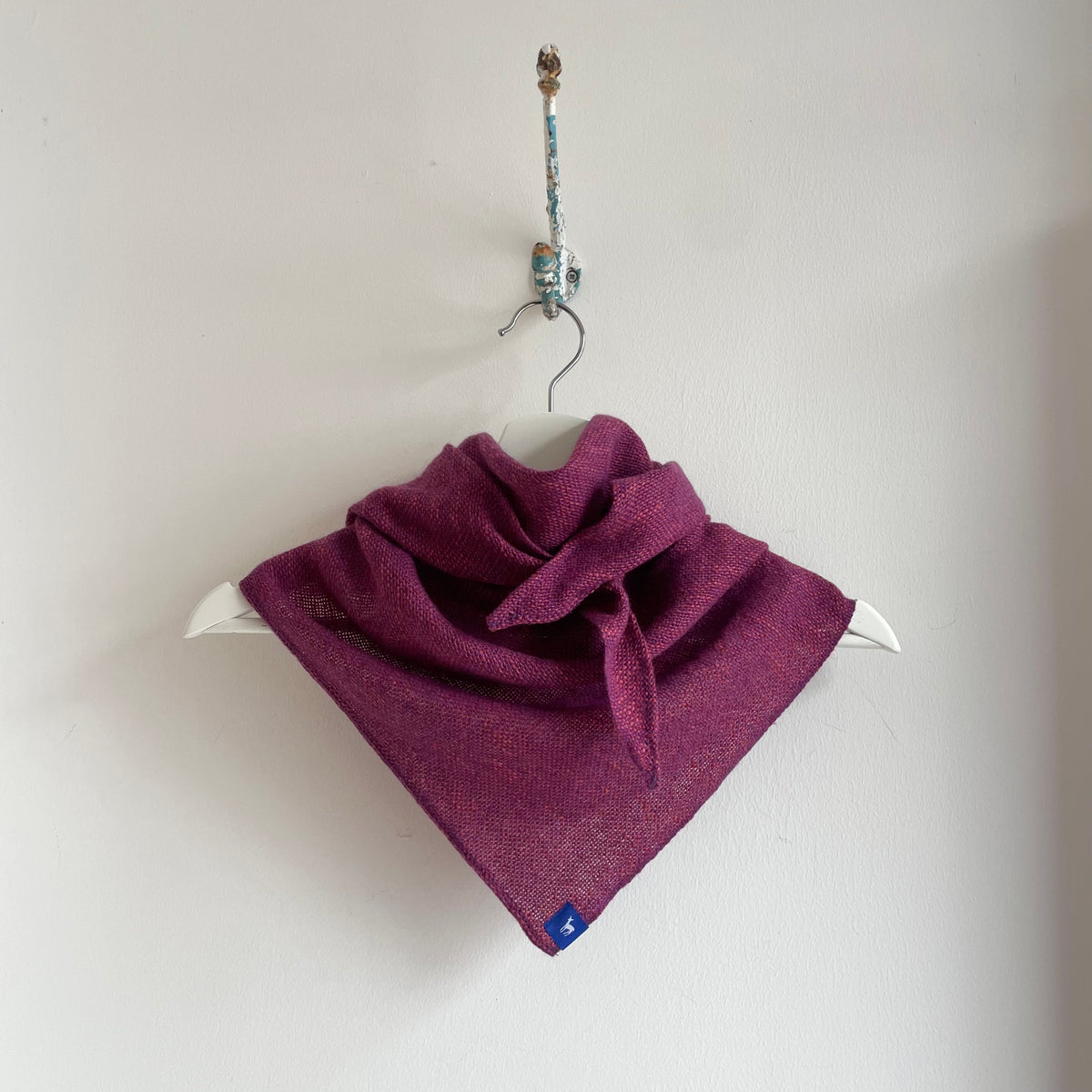 Cotton Linen medium triangle scarf