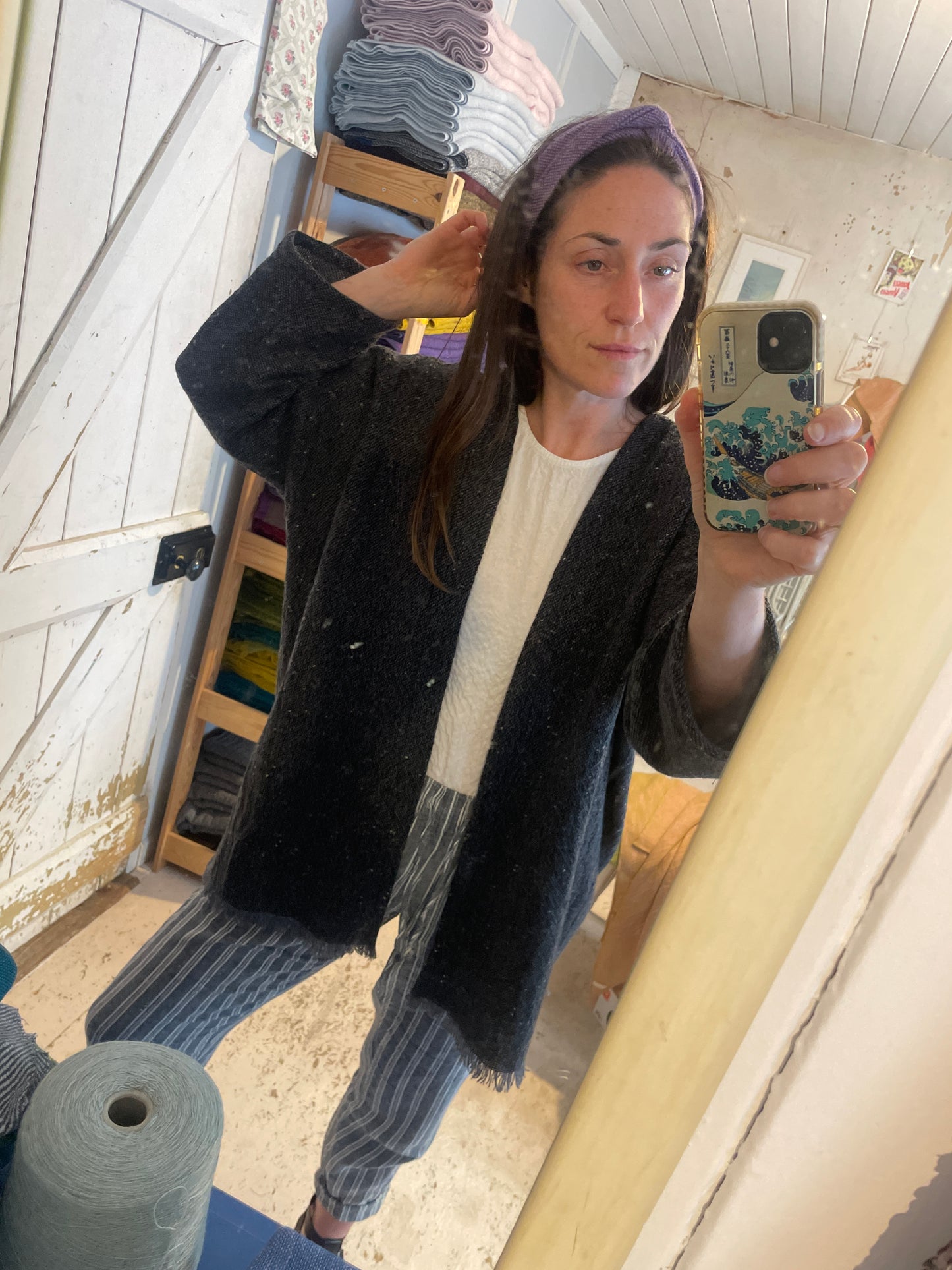 Tweedy weave - jacket cardi