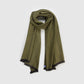 Herringbone silky large scarf/shawl