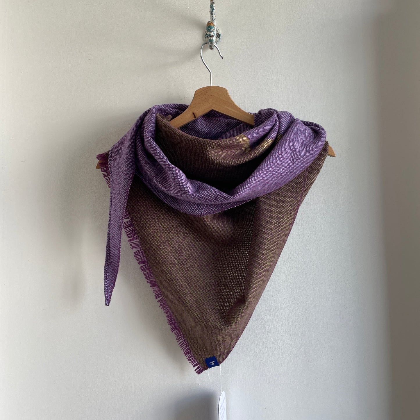 Large Silky Plain Weave Triangle Scarves