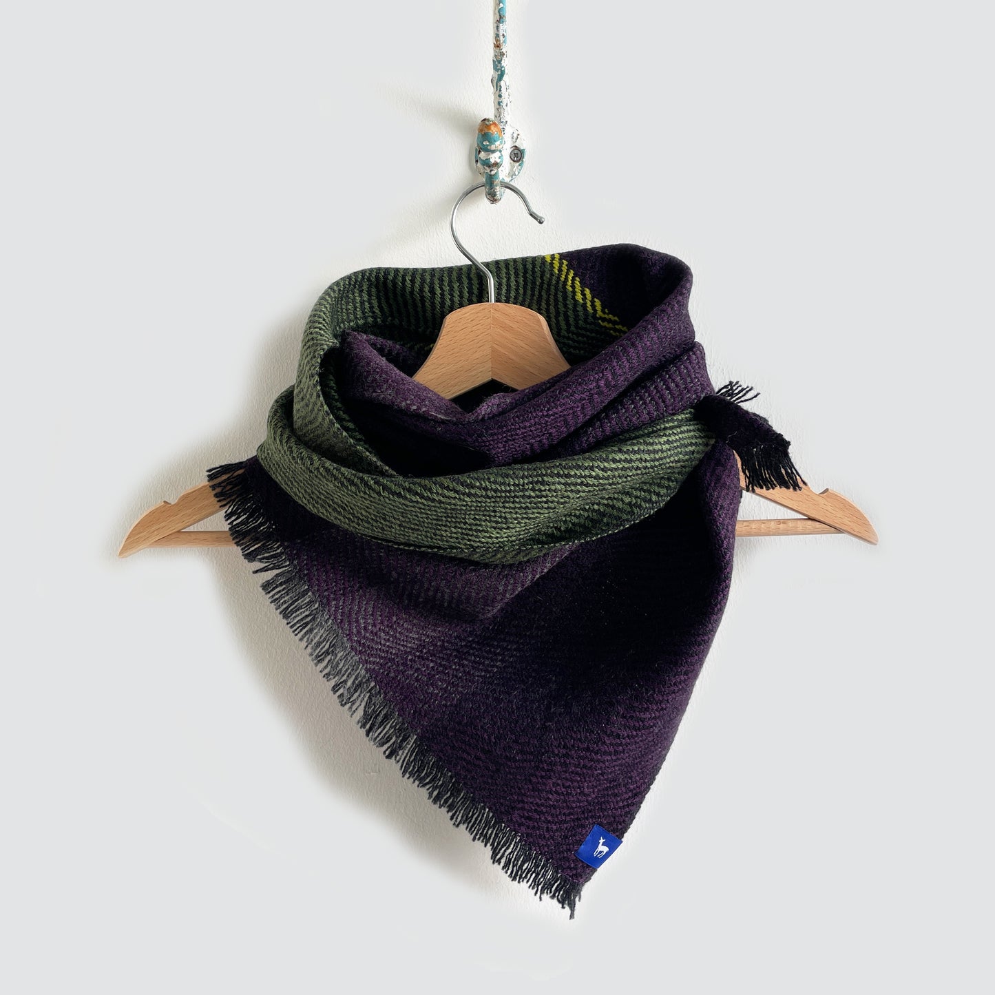 Medium Silky Dark Twill Triangle Scarves