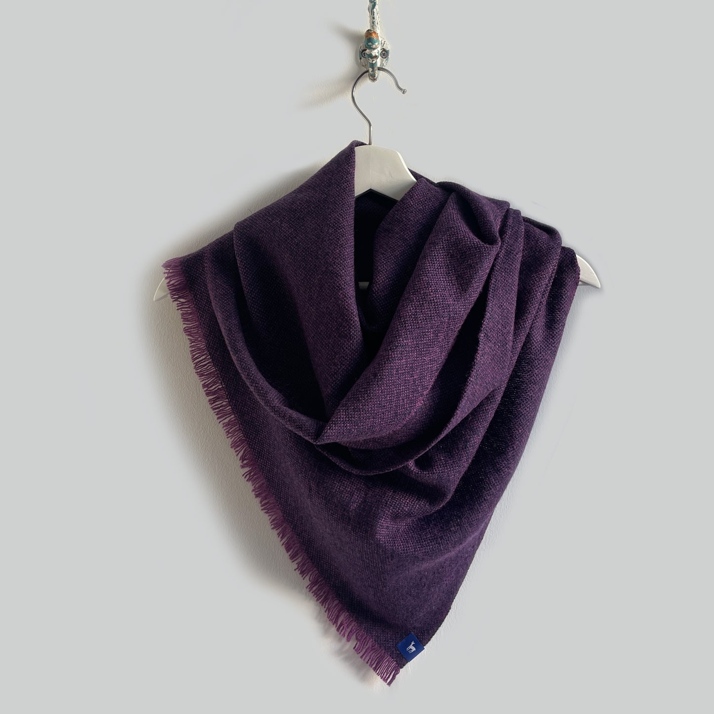 Large Silky Plain Weave Triangle Scarves